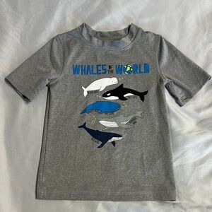 Cat & Jack - LIKE NEW - Charcoal Rashguard Tee